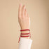 Silver x Cherry | Friendship DOT Bracelet